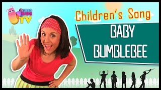 ♫ ♪ BABY BUMBLEBEE ♫♪ children&#39;s song with dance and lyrics