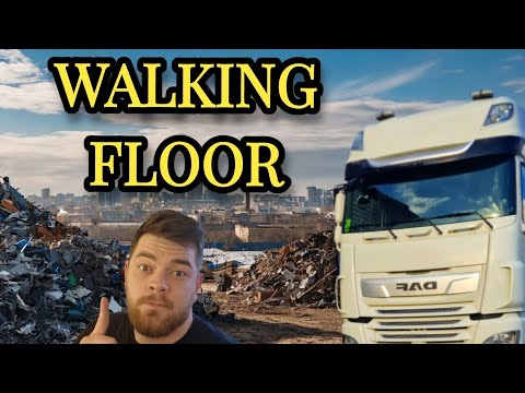 HGV, What And How Does It Work? Walking Floor Truck Driver.