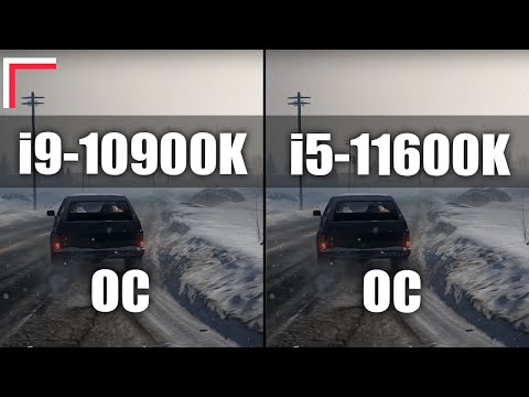 Intel Core i9-10900K OC vs Intel Core i5-11600K OC — Test in 8 Games! [1080p, 1440p]
