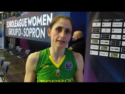2020.12.01. Bourges Basket-Sopron Basket, Fegyverneky Zsófi értékel