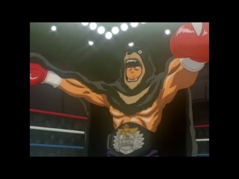 Hajime No Ippo | Takamura's appeal with a bear skin