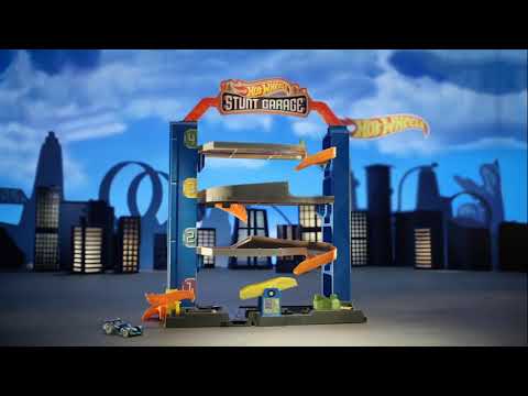 Mattel Hot Wheels garažas su triukais video