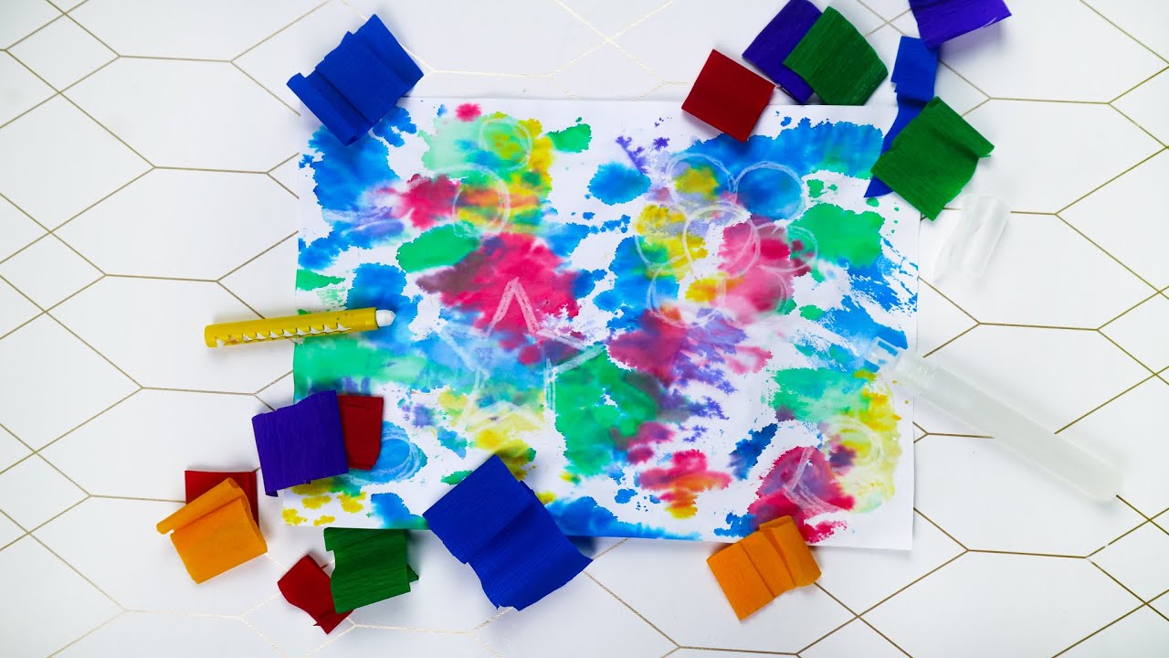 Basteln mit Krepppapier