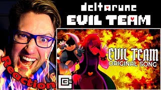DELTARUNE Song &quot;Evil Team&quot; (feat. OR3O) by CG5 REACTION! | LANCER/SUSIE DUO! |