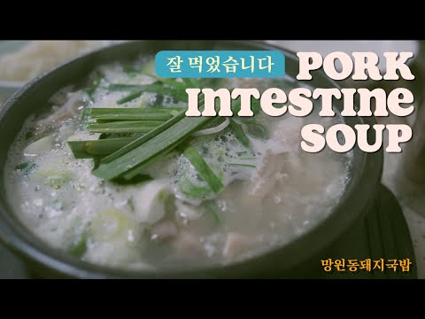 Korean Pork Intestine Soup by WM Entertainment | Mangwondong Dwaeji Gukbap 망원동돼지국밥