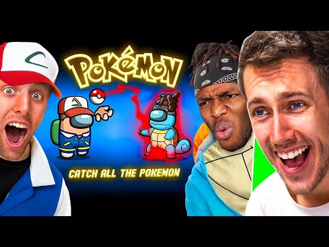 MINIMINTER REACTS TO SIDEMEN AMONG US POKE BALL ROLE: CATCH EVERYONE TO WIN