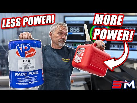 Low Octane Fuel Makes MORE Power ! 