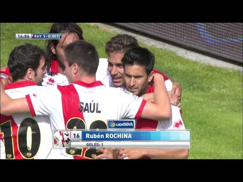 Goal of Rochina (1-0) Rayo Vallecano - Real Betis - HD