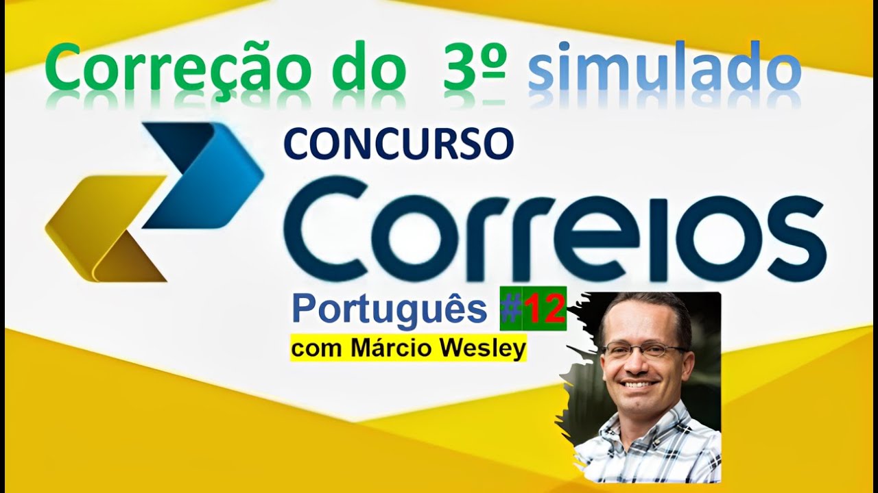 Correção do 3º Simulado - Português para os Correios