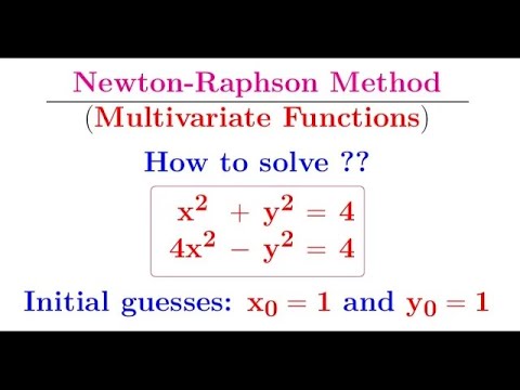 An amazing problem on Newton-Raphson method for multivariate functions: Roots of simultaneous Eqns.
