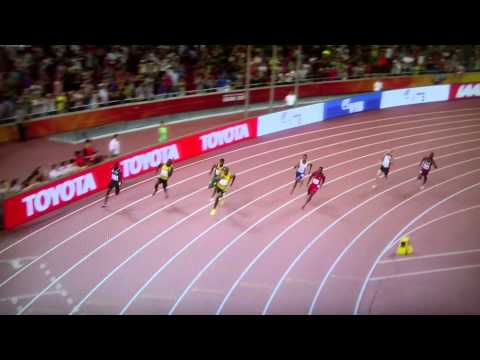 Because he is Usain Bolt