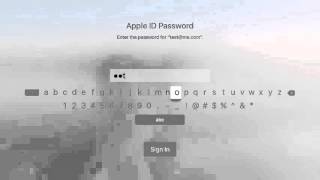 Apple TV Password Experience
