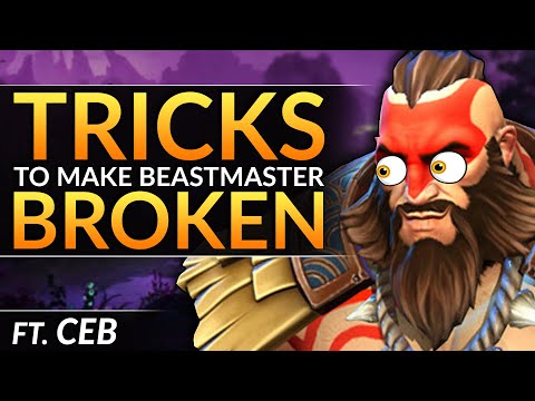Why CEB ALWAYS CARRIES GAMES: BROKEN Beastmaster Tips and Tricks - Dota 2 Pro Guide