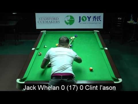 Chinese 8 ball Qualifier SEMI ( Jack Whelan v Clint I'anson)