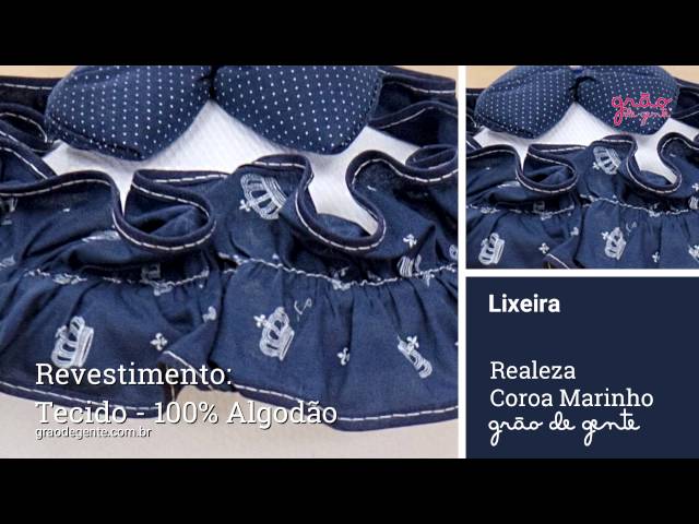 Lixeira Realeza Coroa Marinho | Ref: 63887