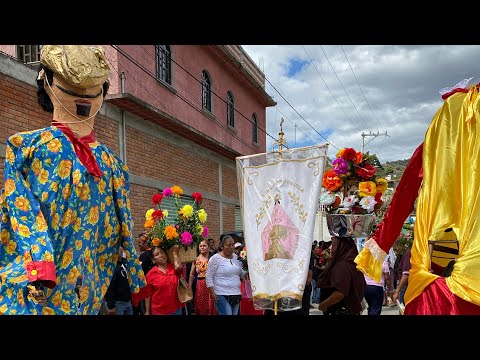 Calenda en Honor a la Virgen de Juquila, en la localidad de San Bernardo Mixtepec, ConBenjaminPerez.