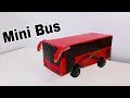 How To Make Mini Bus From Cardboard DIY Bus Making