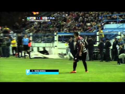 Gol de Quiroga. Santamarina 1 - Patronato 1. Final de Reducido. B Nacional 2015. FPT.