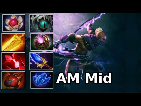 Anti Mage AM Mid, Scepter Blink Fragment Build | Dota 2 New Meta Highlights