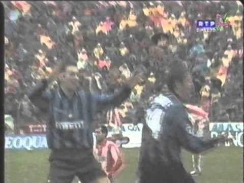 1997 (November 30) Vicenza 1 -Internazionale Milano 3 (Italian Serie A)