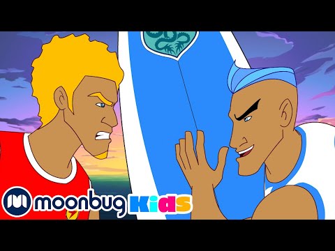 SUPA STRIKAS - S03 E33 - Super League Under the Sea | Football Cartoon | MOONBUG KIDS - Superheroes