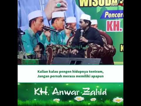 Anwar zahid "jangan merasa memiliki"