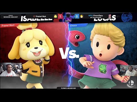 Flynn's Arcade 039 Winners Bracket - Frame1Nut (Isabelle) Vs. ChocoTaco (Lucas) SSBU ULTIMATE