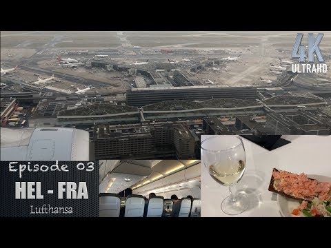 Relatório de viagem - Episódio 03: Helsinque - Frankfurt Lufthansa incluindo SAS *G Lounge (4K)