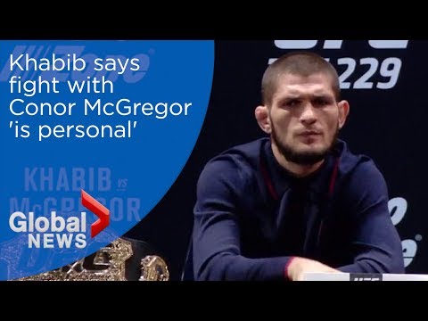 'For me it's personal' says Khabib of fight with Conor McGregor
