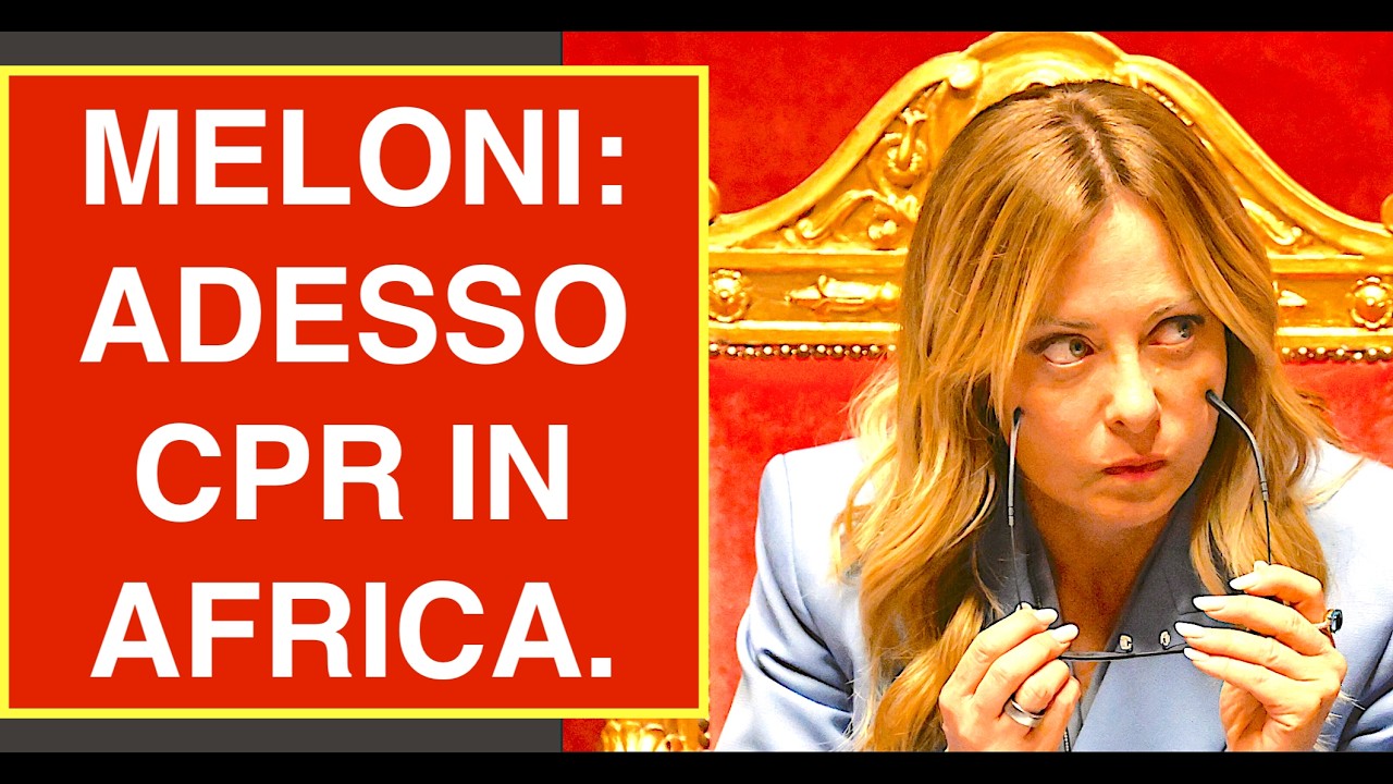 MELONI: ADESSO CPR IN AFRICA. PROPOSTA NELLA RIUNIONE D'URGENZA IN EU CON I 22 DELLA COALIZIONE