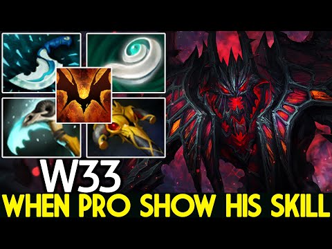 W33 [Shadow Fiend] When Pro Show His Skill Beautiful Plays Dota 2