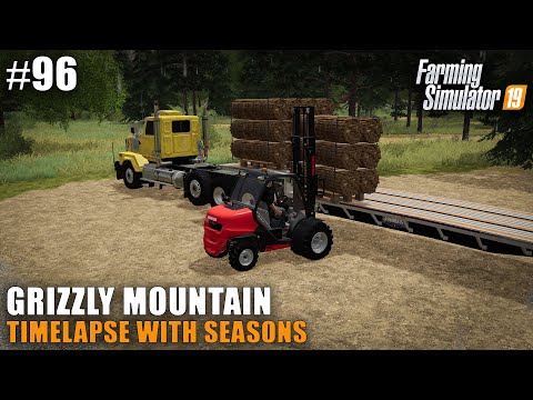 Grizzly Mountain Timelapse #96 Loading Pallets & Planting Crops, Farming Simulator 19 Seasons