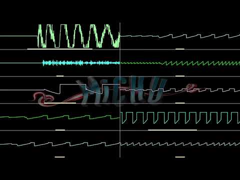 MichU feat. Kmuland & Jakim - K3rk Pr0n Sword (Oscilloscope View)