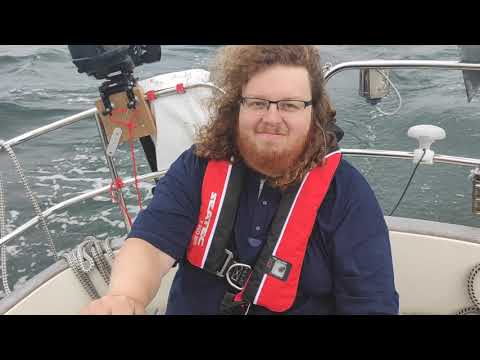 Our Najad being sailed for the first time