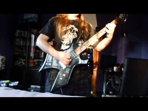 Old Man's Child-Demons Of The Thorncastle guitar cover(including solo)