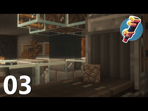 Create Above & Beyond: Ep3 Andesite Generator & Tree Farm Processing! Modded Minecraft