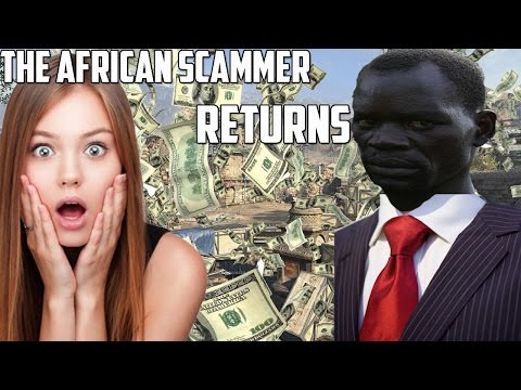 African Scammer Returns! "YOU HAVE WON A MILLION DOLLARS"