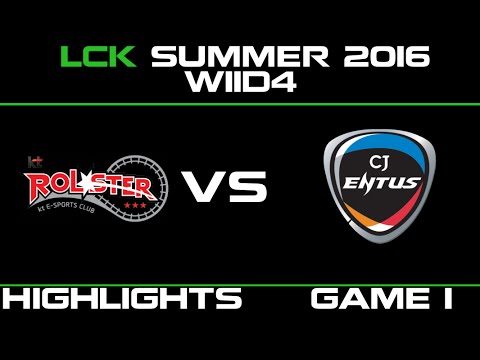 KT vs CJ Game 1 Highlights LCK Champions 2016 W11D4 KT Rolster vs CJ Entus   CJ vs KT   LCK LOL