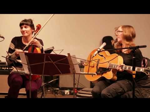 Mary Halvorson & Jessica Pavone - at the Dither Extravaganza 2012 - Invisible Dog, Brooklyn