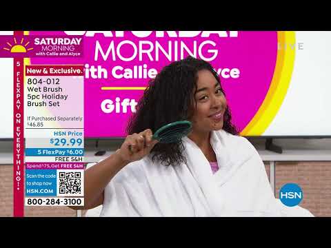 Wet Brush 5piece Holiday Brush Set