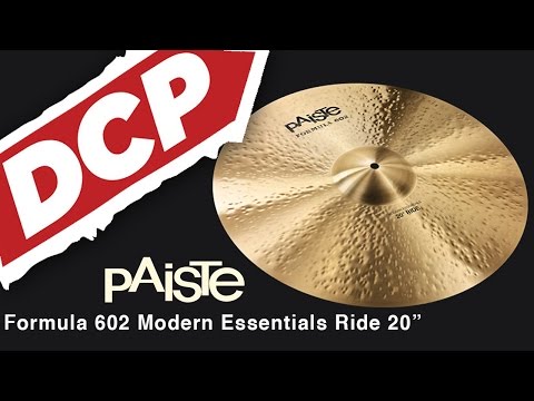 Paiste Formula 602 Modern Essentials Crash Cymbal 20" image 3