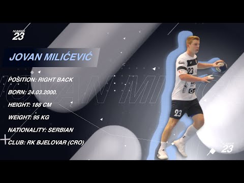 Jovan Milicevic - Right Back - HC Bjelovar - Highlights - Handball - CV - 2021/22