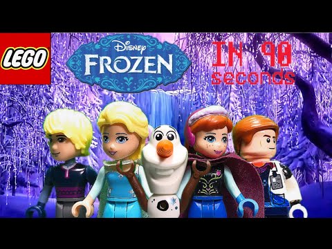 Frozen in 90 seconds [LEGO STOPMOTION]