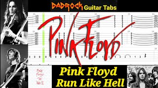 Run Like Hell - Pink Floyd - Guitar + Bass TABS Lesson