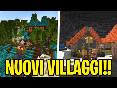 NUOVI VILLAGGI SOTTERRANEI in MINECRAFT MOD
