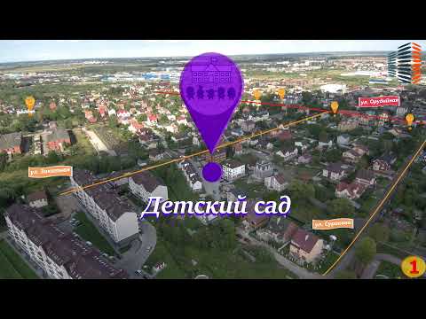 Месторасположение комплекса ЖК Победа на местности аэро обзор