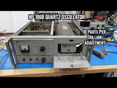 HP 106B Double Ovenized Quartz Oscillator with dubious modifications