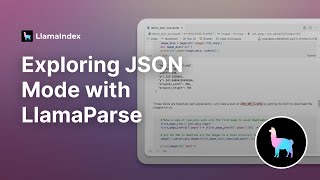 Exploring JSON Mode with LlamaParse