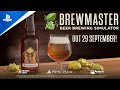 Brewmaster: Beer Brewing Simulator - Release Date Announce Trailer | PS5 & PS4 Games