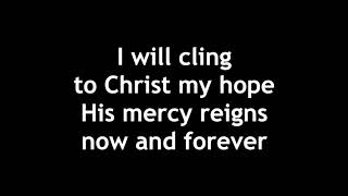 I Will Boast in Christ with lyrics - Hillsong (Let There Be Light) White Words Black Background